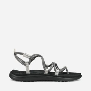 Teva Voya Infinity Metallic Σανδαλια Γυναικεια - γκρι/ασημι